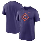 Clemson Nike Dri-Fit Legend Baseball Icon Tee